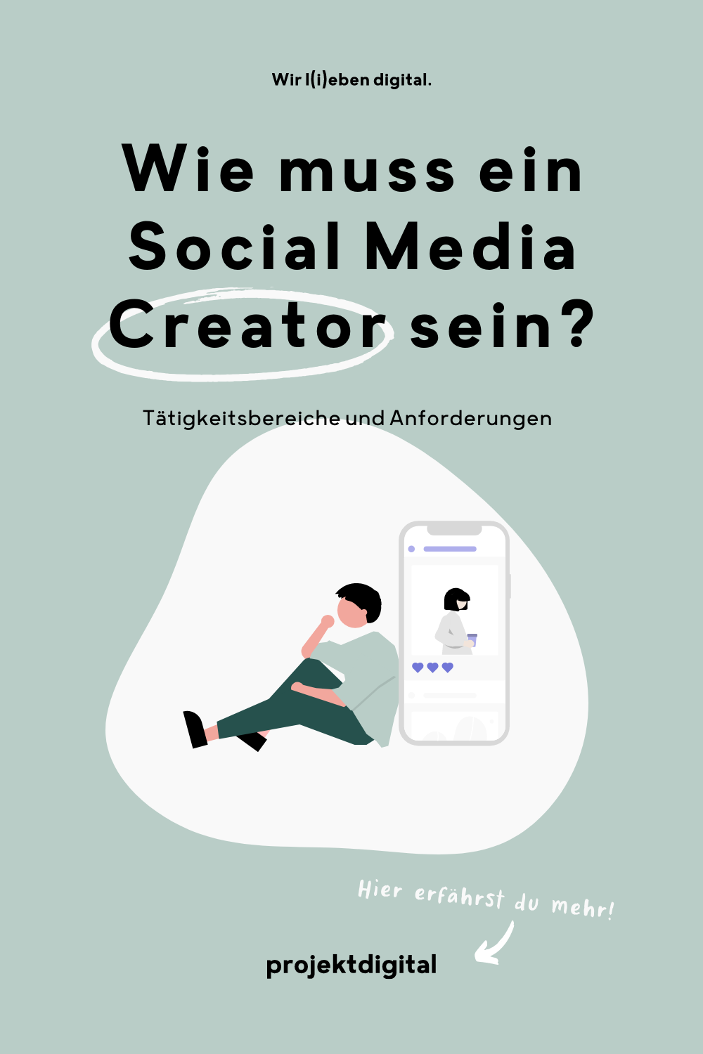 Welche Tätigkeitsfelder hat ein Social Media Creator und welches Wissen muss man dafür mitbringen? Klick dich gleich zum Beitrag! 