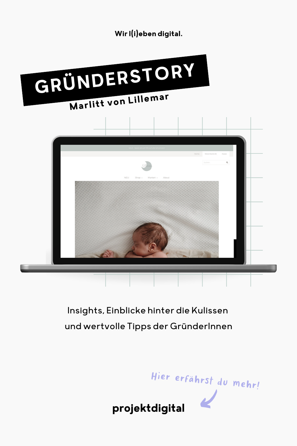 In der Gründerstory von Lillemar erfährst du, wie wir Marlitt in der Digitalisierung unterstützen konnten. Klick dich gleich zum Beitrag!